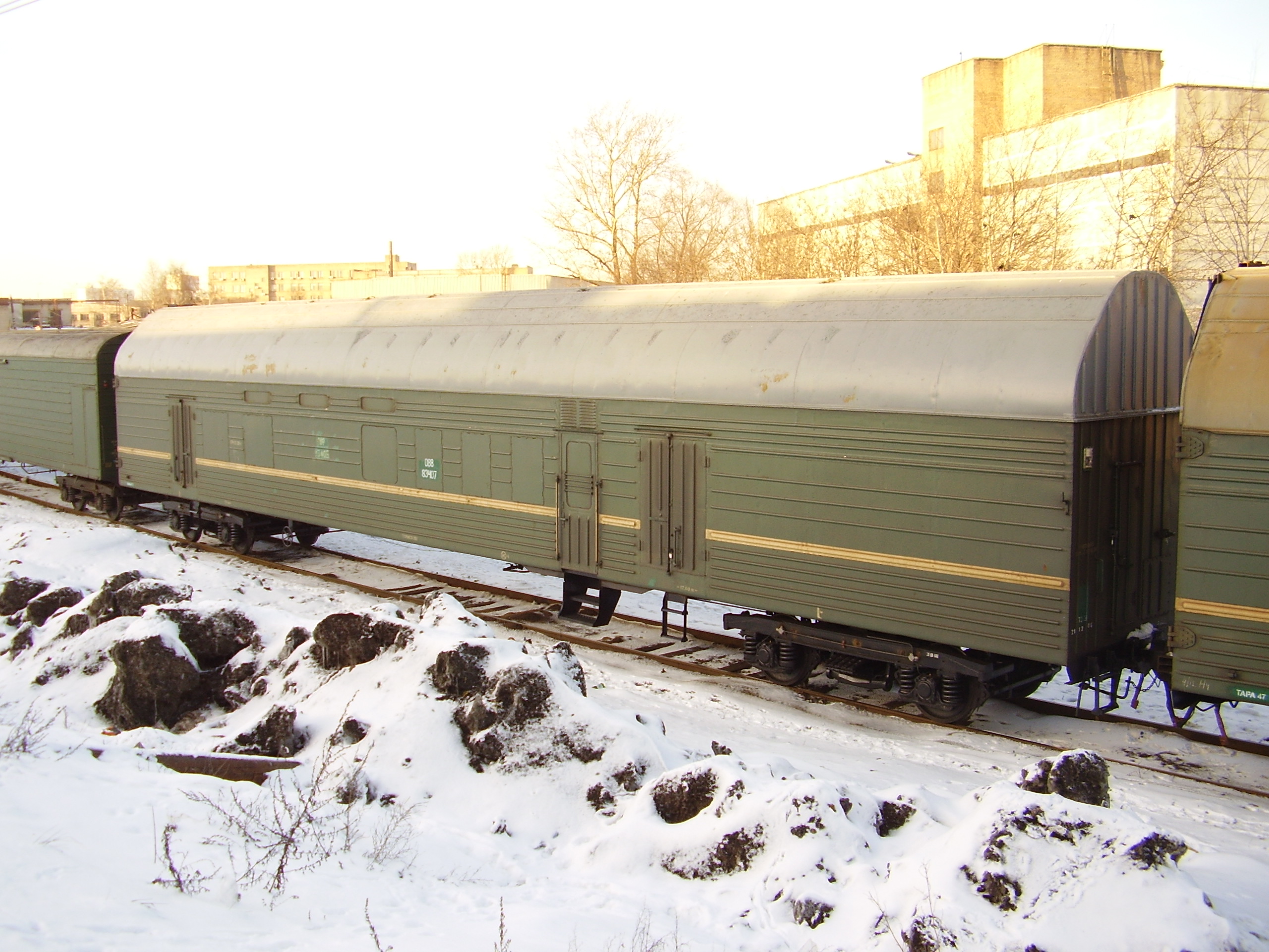 Specialized railcars designed for transporting nuclear munitions