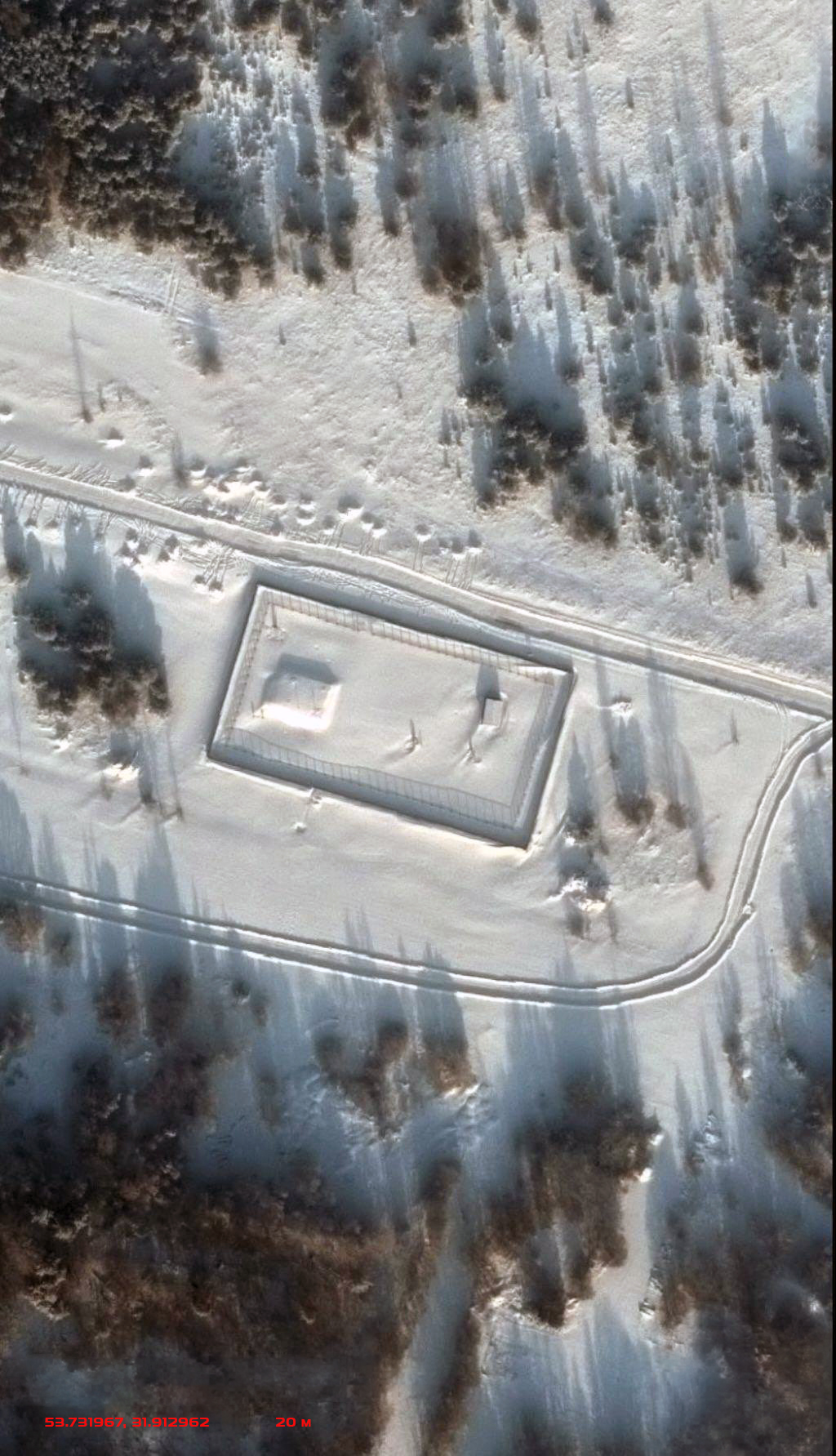 1 Of 9 Satellite Images Of The Former Krichev 6 Airbase In January 2026 (13 January 2026)