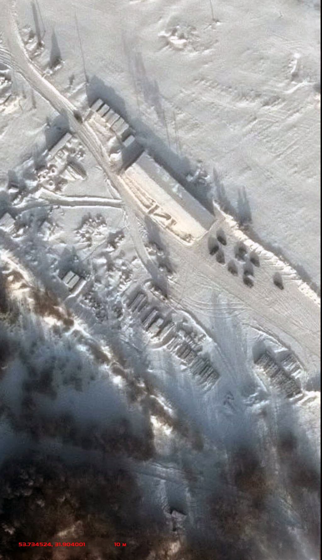 3 Of 9 Satellite Images Of The Former Krichev 6 Airbase In January 2026 (13 January 2026)