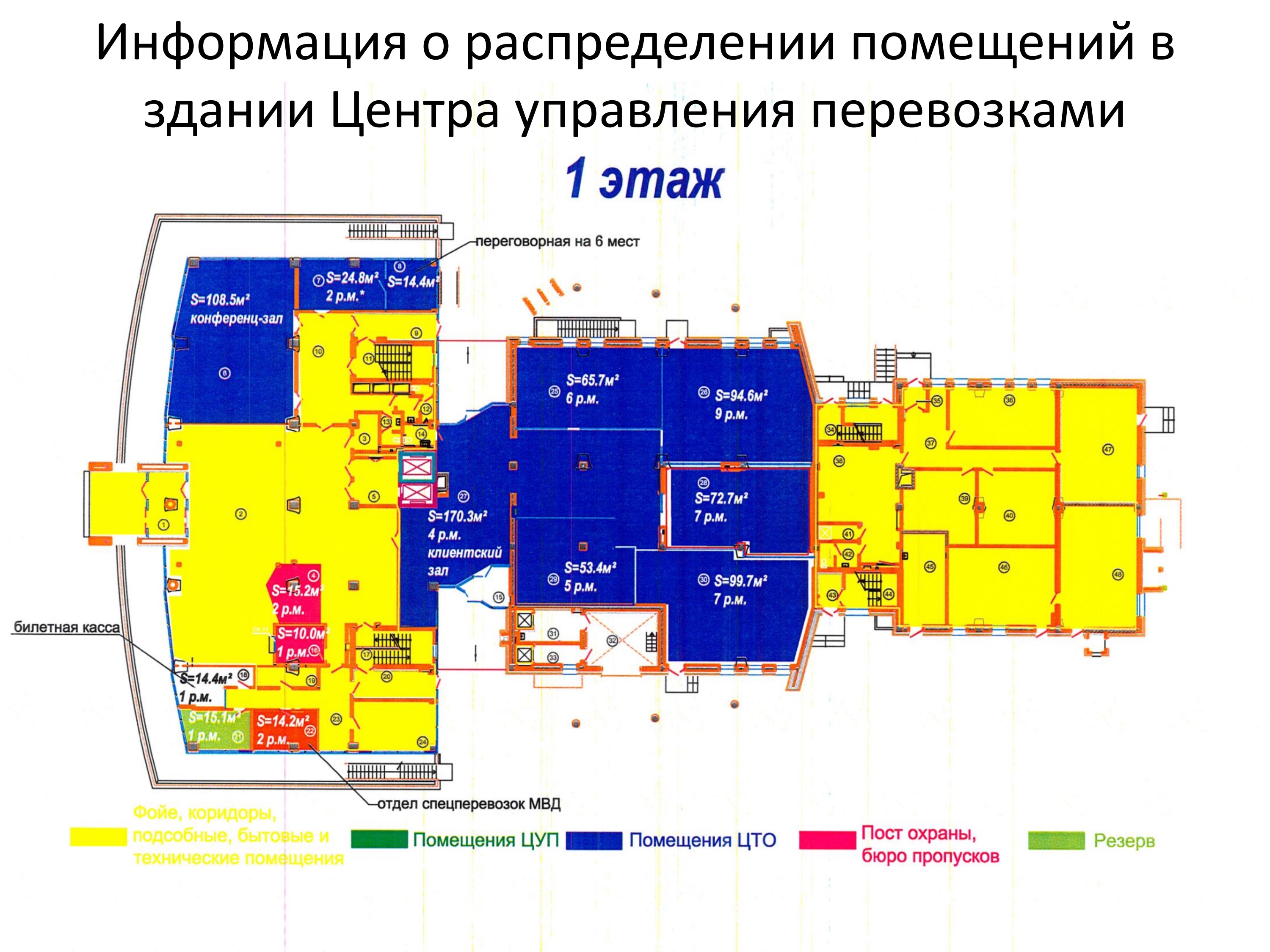 Design Floor Plans Showing The Allocation And Layout Of Rooms In The Transportation Management Centre At 1 Stekolny Lane (Page 1 Of 9)