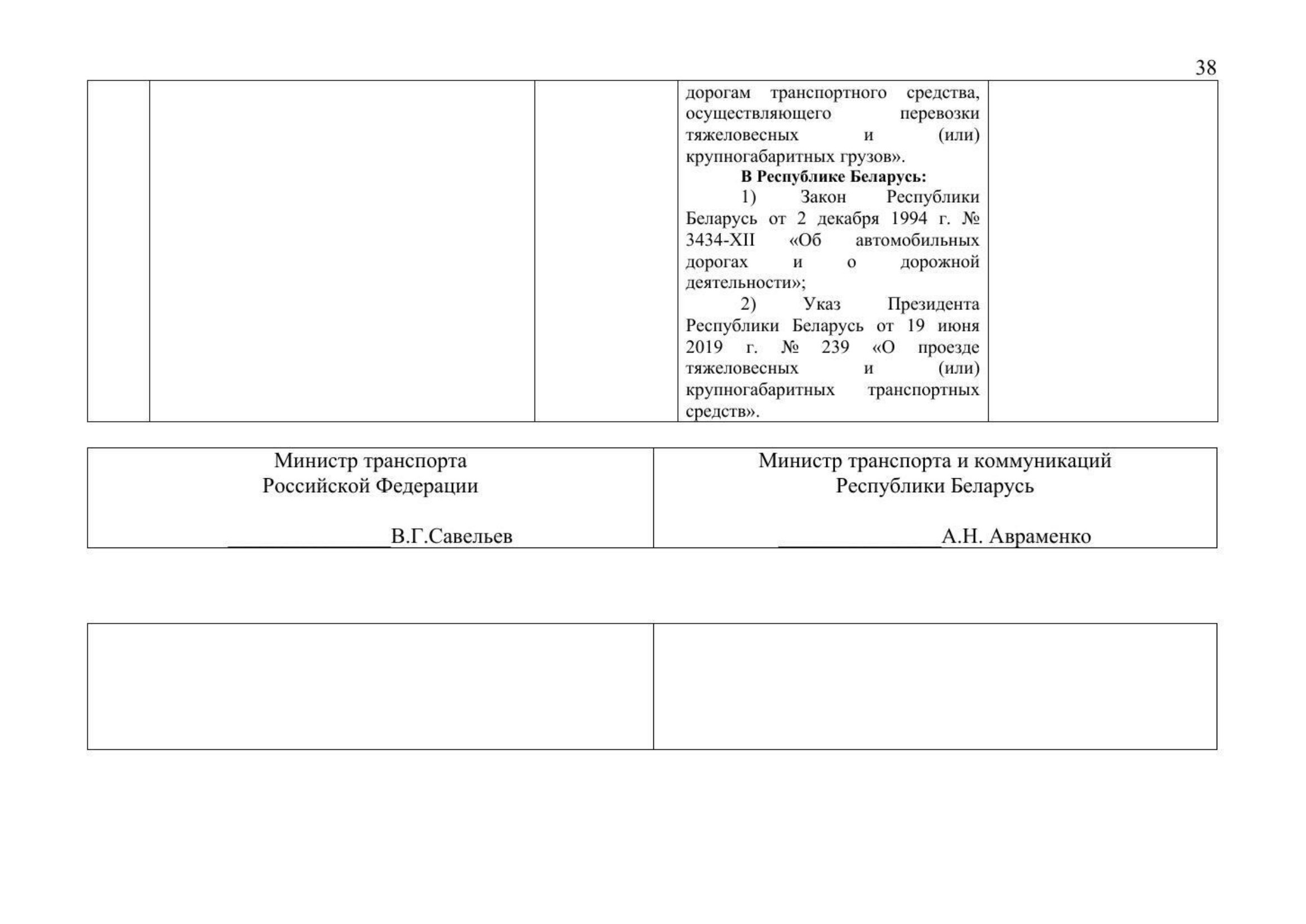 Russian Ministry of Transport letter No. 9-1728 of 15 March 2021 with the updated draft roadmap (D. Zverev) (Page 40 of 41)