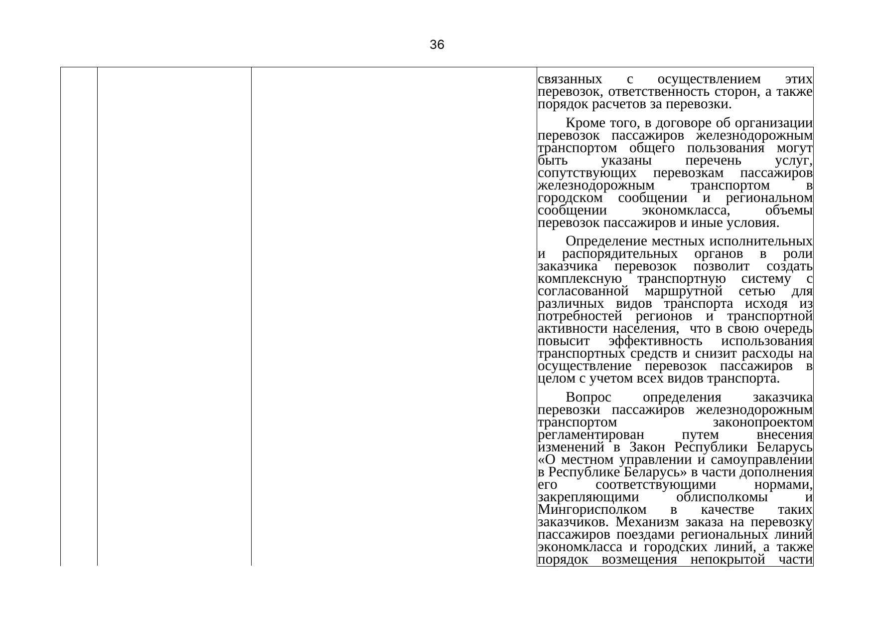 Belarusian Railway letter No. 25-03-19/7574 of 3 August 2021: review of Belarusian legislation under the Union programme (Page 37 of 51)
